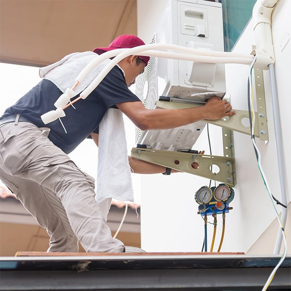 nuestros técnicos llevarán todo el equipo necesario para la instalación de aire acondicionado